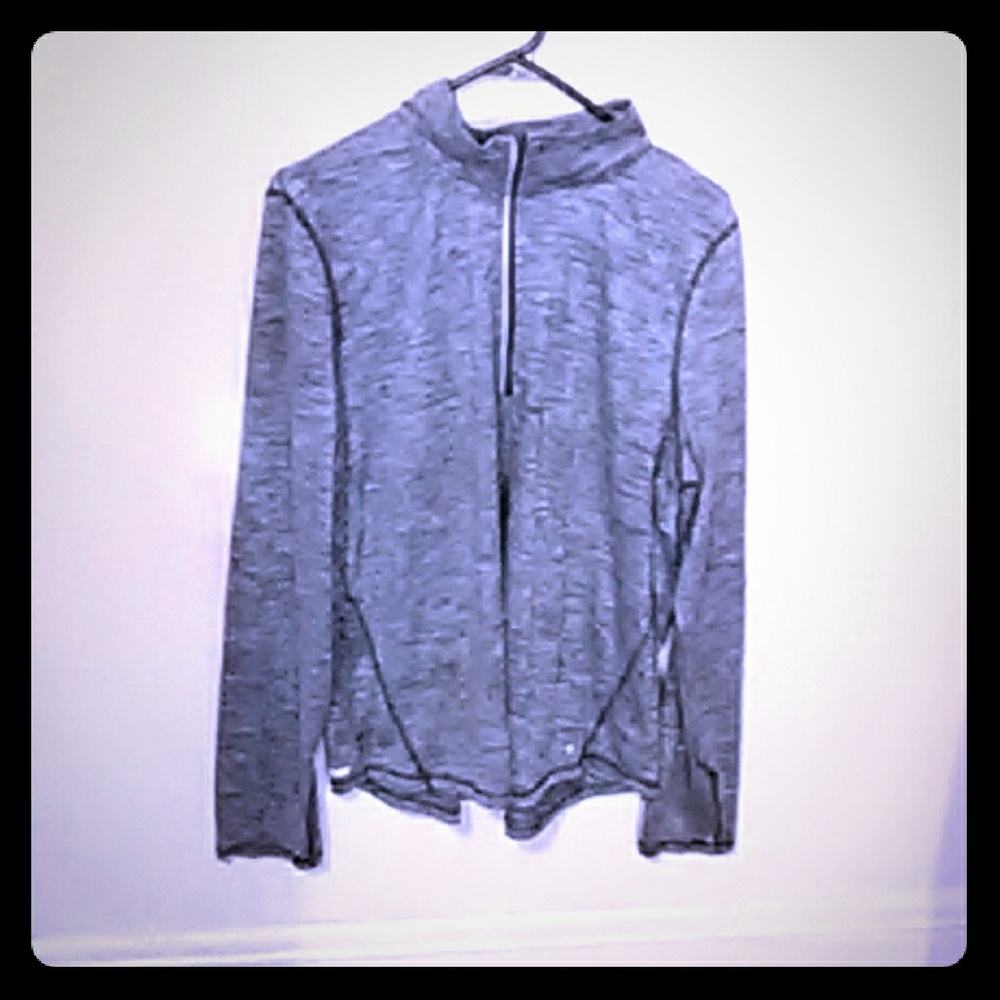 Grey excercise zip up jacket